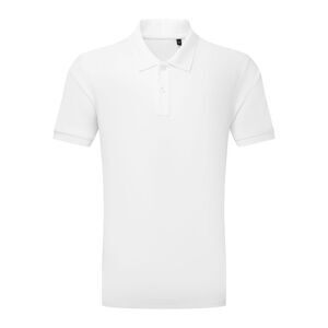 Asquith & Fox Mens Glacier Tech Polo Shirt / White